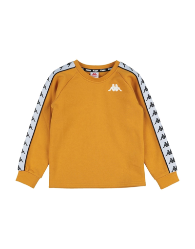 Shop Kappa Toddler Girl Sweatshirt Ocher Size 6 Cotton, Polyester In Yellow