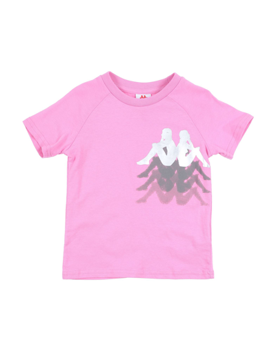 Shop Kappa Toddler Girl T-shirt Pink Size 6 Cotton