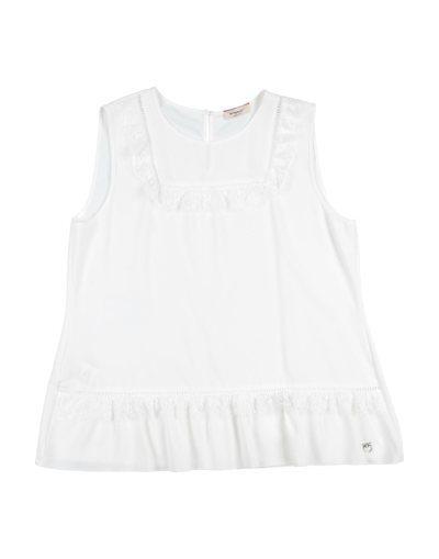 Shop Pinko Up Toddler Girl Top White Size 6 Viscose, Elastane, Polyamide, Cotton