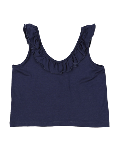Shop Piccola Ludo Toddler Girl T-shirt Midnight Blue Size 6 Cotton, Elastane
