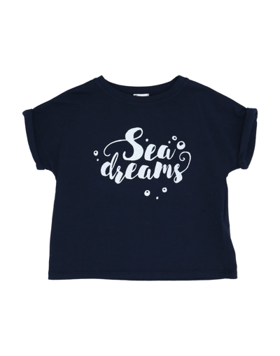 Shop Kid's Company Toddler Girl T-shirt Midnight Blue Size 4 Cotton, Elastane