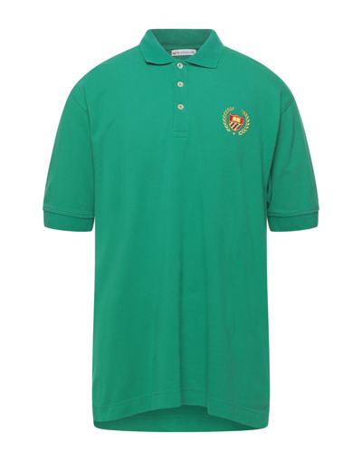 Shop Bel-air Athletics Man Polo Shirt Green Size S Cotton