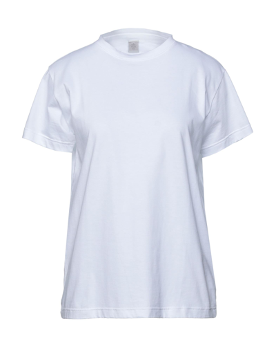 Shop Eleventy Woman T-shirt White Size M Cotton