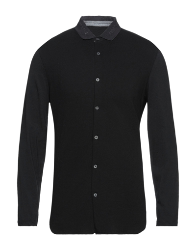 Shop Armani Exchange Man Shirt Black Size S Cotton