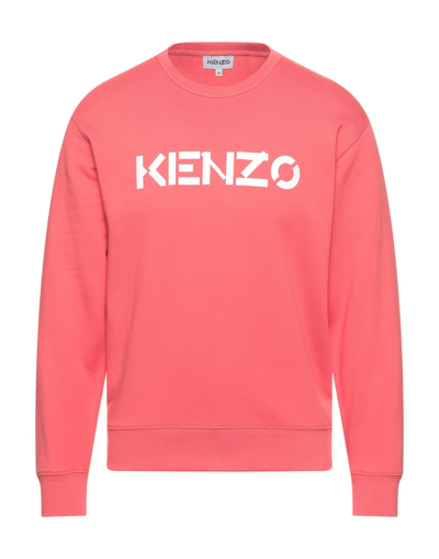 Shop Kenzo Sweatshirts In Coral