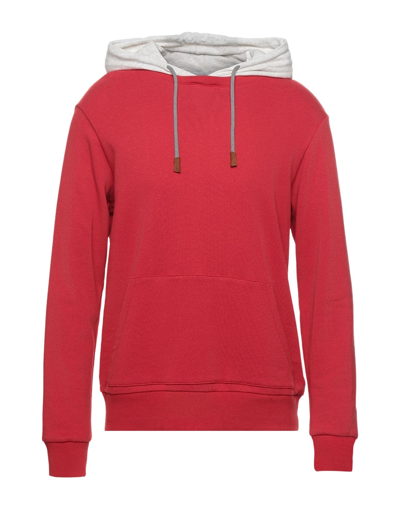 Shop Eleventy Man Sweatshirt Red Size Xl Cotton