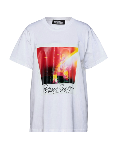 Shop Jeremy Scott Woman T-shirt White Size M Cotton