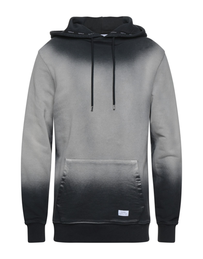 Shop Stampd Man Sweatshirt Black Size Xs Cotton