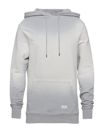 Shop Stampd Man Sweatshirt Light Grey Size Xs Cotton