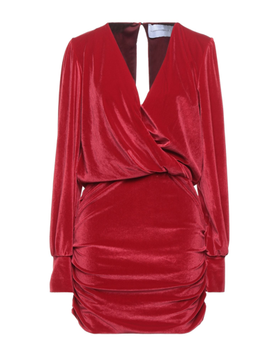 Shop Alessandra Gallo Short Dresses In Red