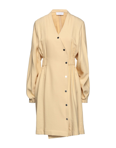 Shop Collectors Club Woman Mini Dress Light Yellow Size 10 Viscose, Polyamide