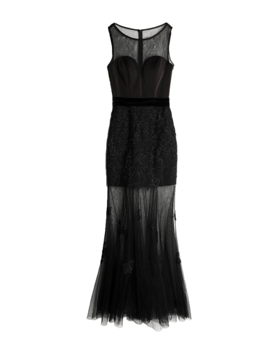 Shop Allure Long Dresses In Black