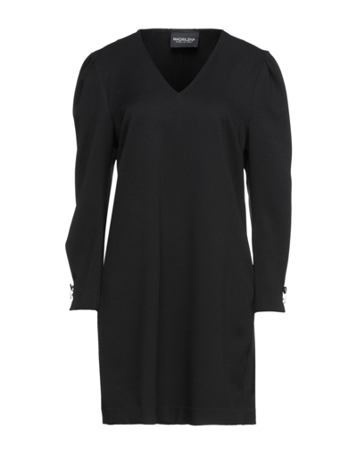 Shop Madrilena Woman Mini Dress Black Size 8 Polyester, Elastane