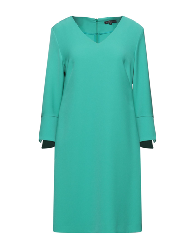 Shop Antonelli Woman Mini Dress Green Size 8 Polyester, Elastane