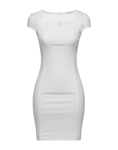 Shop Patrizia Pepe Short Dresses In White