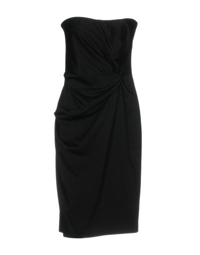 Shop Byblos Woman Mini Dress Black Size 4 Viscose, Elastane