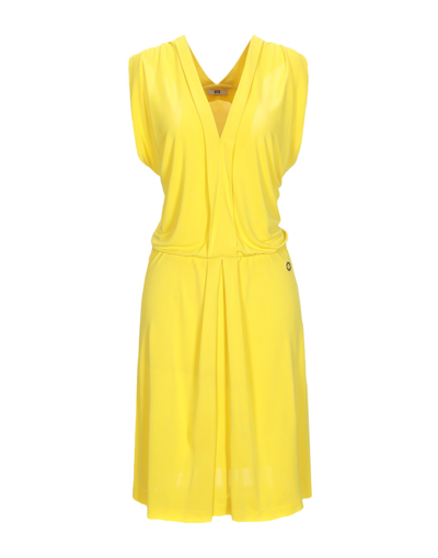 Shop Ice Iceberg Woman Mini Dress Yellow Size 8 Viscose