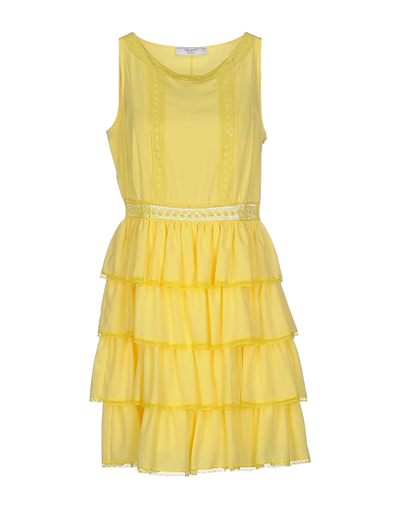 Shop Blugirl Blumarine Short Dresses In Yellow