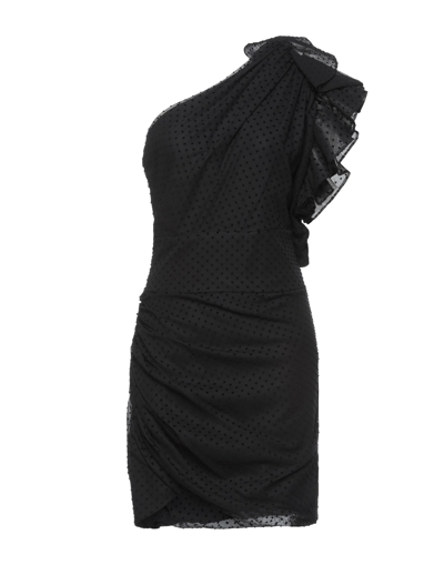Shop Alexandre Vauthier Woman Mini Dress Black Size 8 Cotton, Polyamide