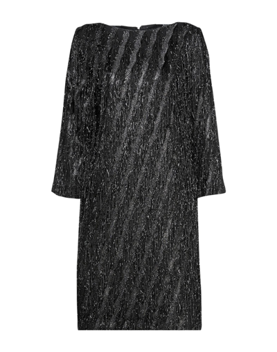 Shop Clips Woman Mini Dress Black Size 4 Polyester, Viscose, Polyurethane