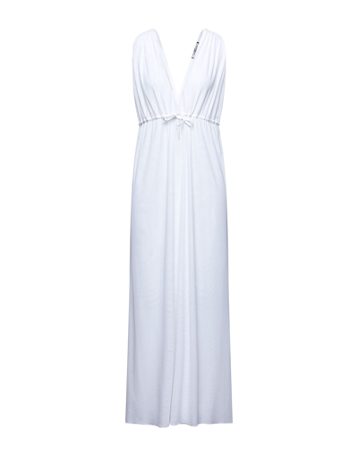 Shop Fisico Long Dresses In White