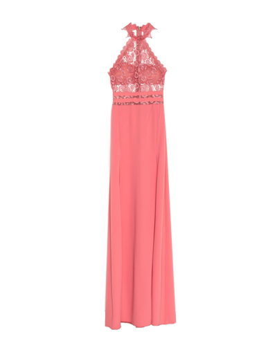 Shop Soani Woman Maxi Dress Salmon Pink Size 8 Polyester