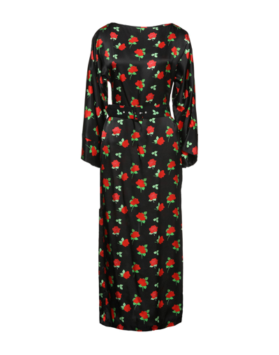 Shop Bernadette Woman Midi Dress Black Size 6 Viscose, Silk