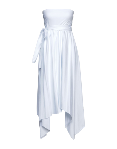 Shop No-nà Woman Mini Dress White Size L Cotton, Elastane