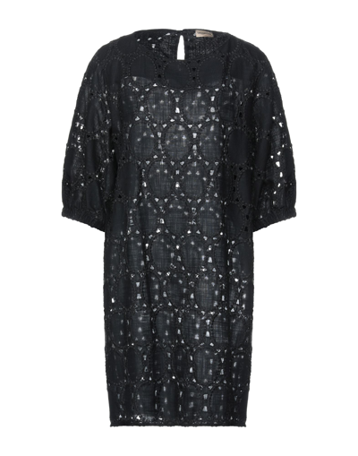 Shop Grazia'lliani Soon Woman Mini Dress Black Size 10 Polyester, Polyurethane, Cotton, Elastane