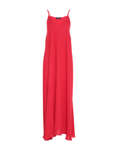 Shop Alessandro Dell'acqua Woman Maxi Dress Red Size 2 Polyester