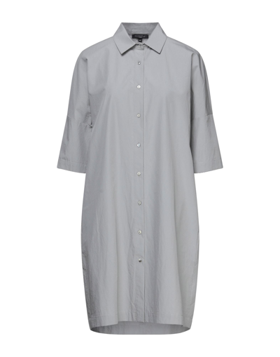 Shop Antonelli Woman Mini Dress Grey Size 6 Cotton