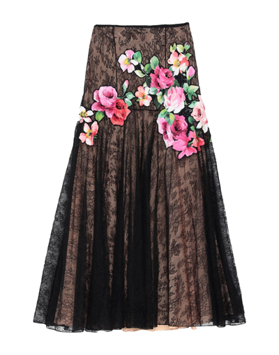 Blumarine Long Skirts In Black