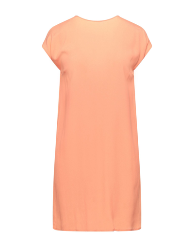 Shop Suoli Short Dresses In Apricot