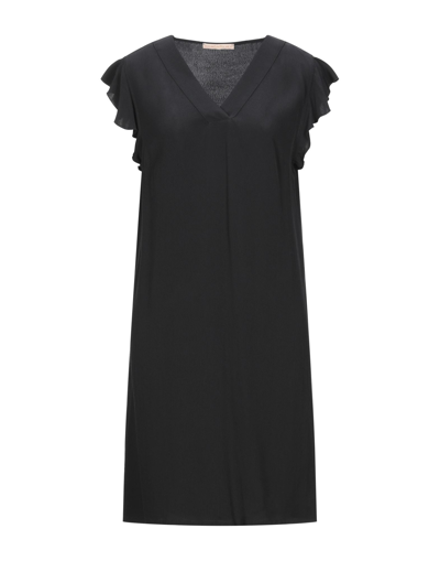 Shop Paola Prata Woman Midi Dress Black Size 8 Viscose