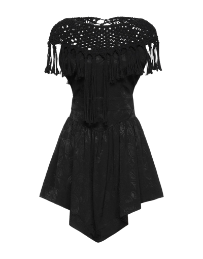 Shop Jijil Woman Mini Dress Black Size 8 Viscose, Acetate, Pbt - Polybutylene Terephthalate