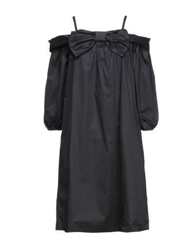 Shop Kaos Woman Midi Dress Black Size 2 Cotton