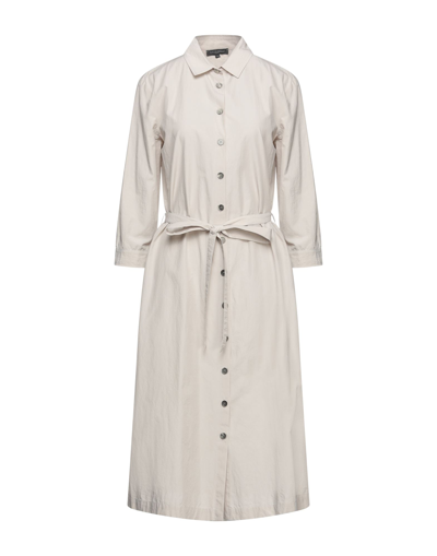 Shop Antonelli Midi Dresses In Dove Grey