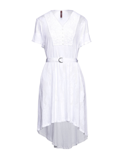 Shop High Woman Mini Dress White Size L Nylon, Polyester
