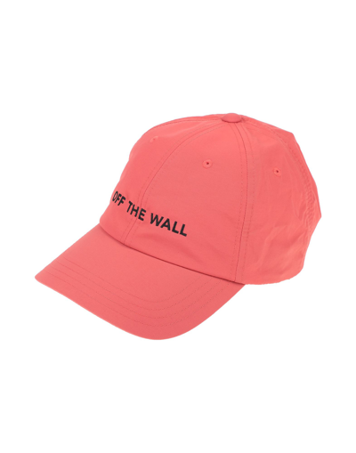 Shop Vans Woman Hat Coral Size Onesize Nylon In Red