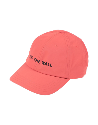 Shop Vans Woman Hat Coral Size Onesize Nylon In Red