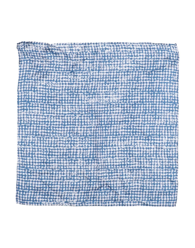 Shop New York Industrie Woman Scarf Slate Blue Size - Cotton, Polyamide, Elastane