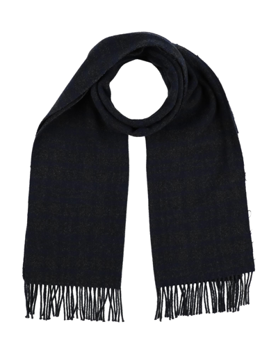 Shop Mauro Grifoni Scarves In Steel Grey
