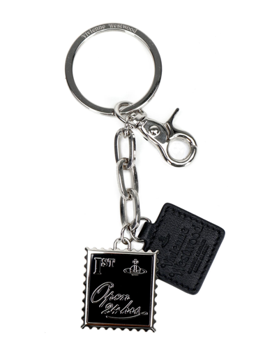Shop Vivienne Westwood Key Rings In Black