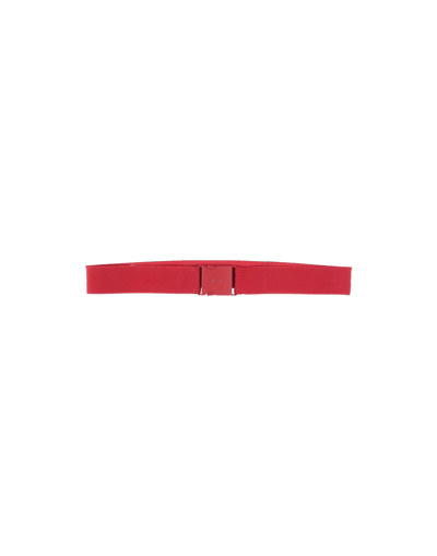 Shop Ndegree21 Man Belt Red Size 34 Viscose, Polyester, Elastane