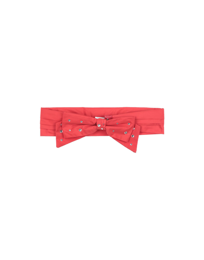Shop Philosophy Di Lorenzo Serafini Woman Belt Red Size 8 Polyester
