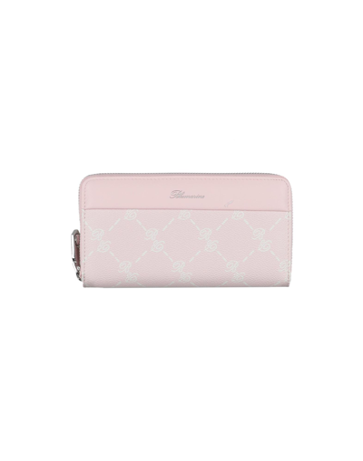 Shop Blumarine Woman Wallet Pink Size - Pvc - Polyvinyl Chloride, Polyurethane