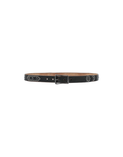 Shop Htc Woman Belt Black Size 30 Soft Leather