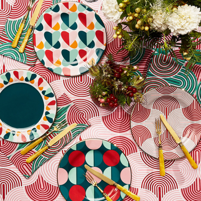 La Doublej Dessert Plates Set Of 2 In Multi