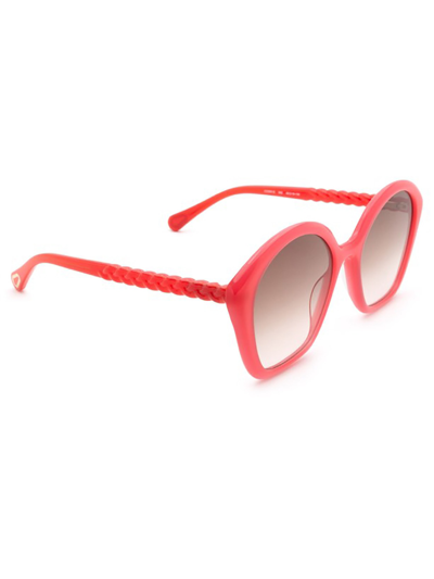Shop Chloé Cc0001s Sunglasses In Pink Pink Brown