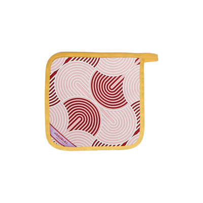 Shop La Doublej Oven Glove And Pot Holder In Slinky Rosso
